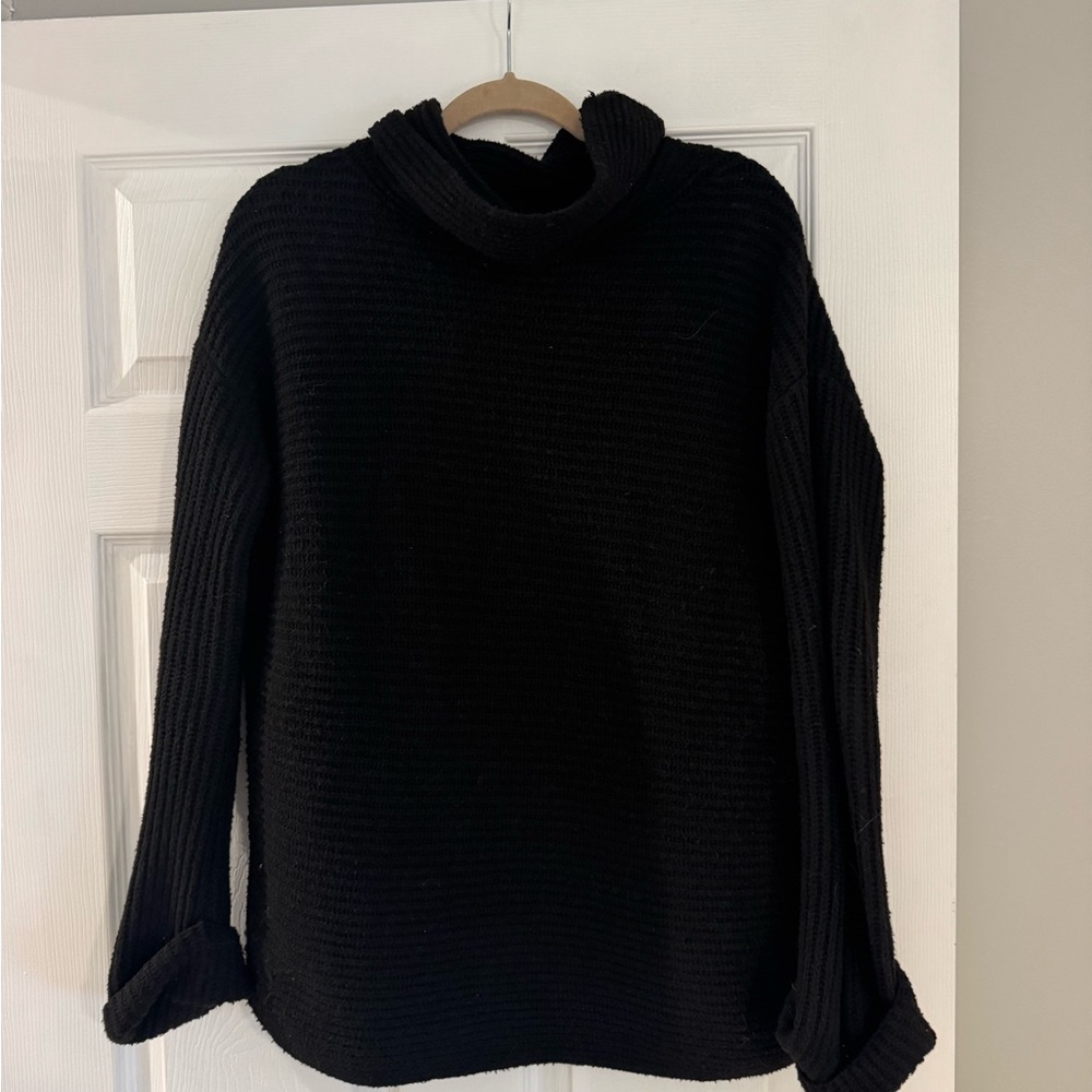 ANTHROPOLOGIE SIZE XS Pilcro Black Knit Top